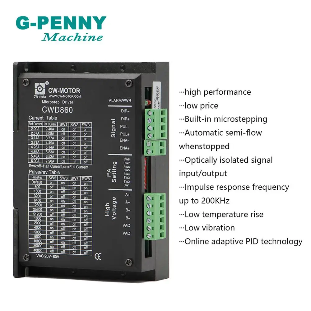 Бесплатная доставка! Драйвер электродвигателя с ЧПУ NEMA23 NEMA34 2-фазный шаговый