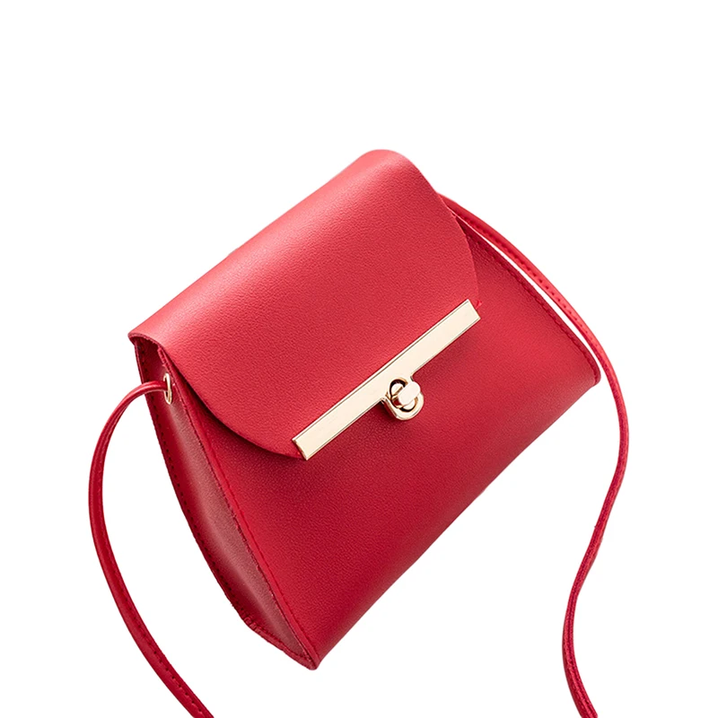 

Square Red Black Bags Slot Casual White Shoulder Print Mini Bag Chain Women Pocket Zipper Bag Interior