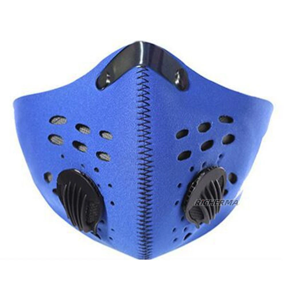 Черная Спортивная маска для велосипеда дышащая Пылезащитная Военная лица