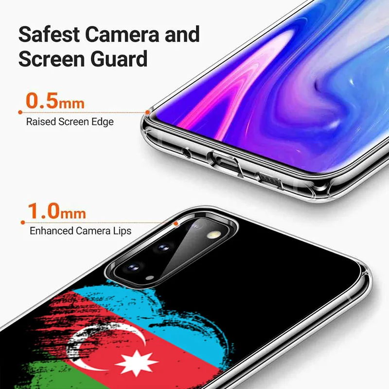 Флаг Азербайджана Сирии Израиля для Samsung Galaxy A01 A11 A12 A22 A21S A31 A41 A42 A51 A71 A32 A52 A72 A02S