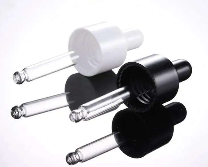 240pcs 30ml Frosted /Clear /Amber Flat Shoulder Essence Bottles Thick 1OZ Glass Dropper Container with White Black Lids SN269 | Красота и