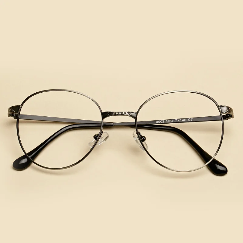 

Fashion Round Glasses Frame Women 2020 Optical Computer Transparent Retro Metal eyeglasses Myopia Prescription eyewear frames