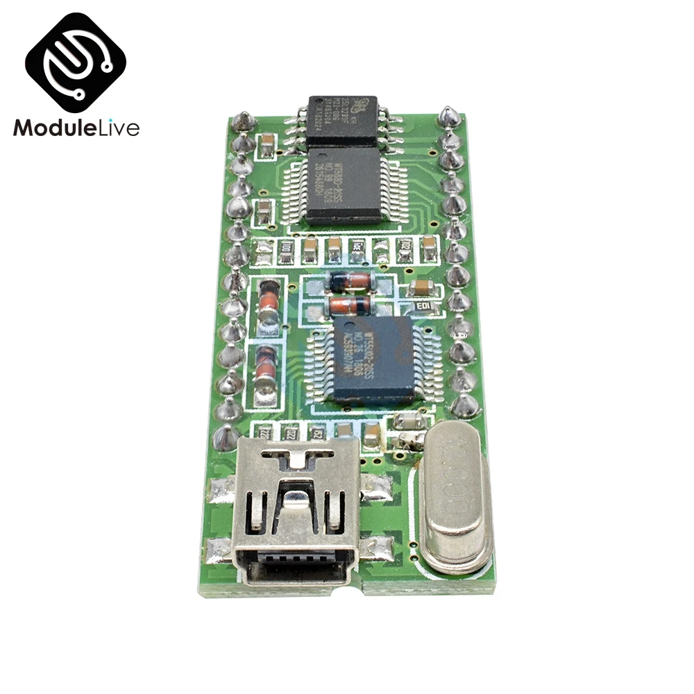 WT588D-U Voice Control Board WT588D-U-32M 5V Mini USB Interface Sound Controller Module 32M DC 2.8V 5.5V DAC PWM WAV Output | Инструменты