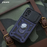 rzants for xiaomi redmi note 10 pro max 10s 4g 5g case camera lens protection rotation ring stand holder shockproof cover