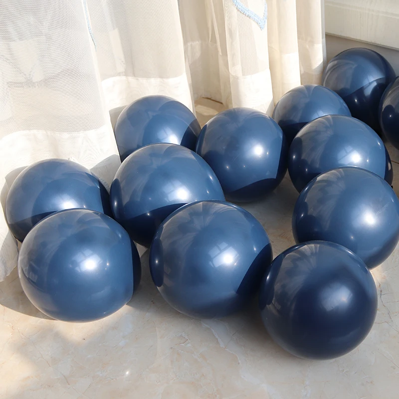 

5inch/10inch Ink Blue Latex Balloon Wedding Baby Shower Birthday Graduation Anniversary Party Supplies Decoration