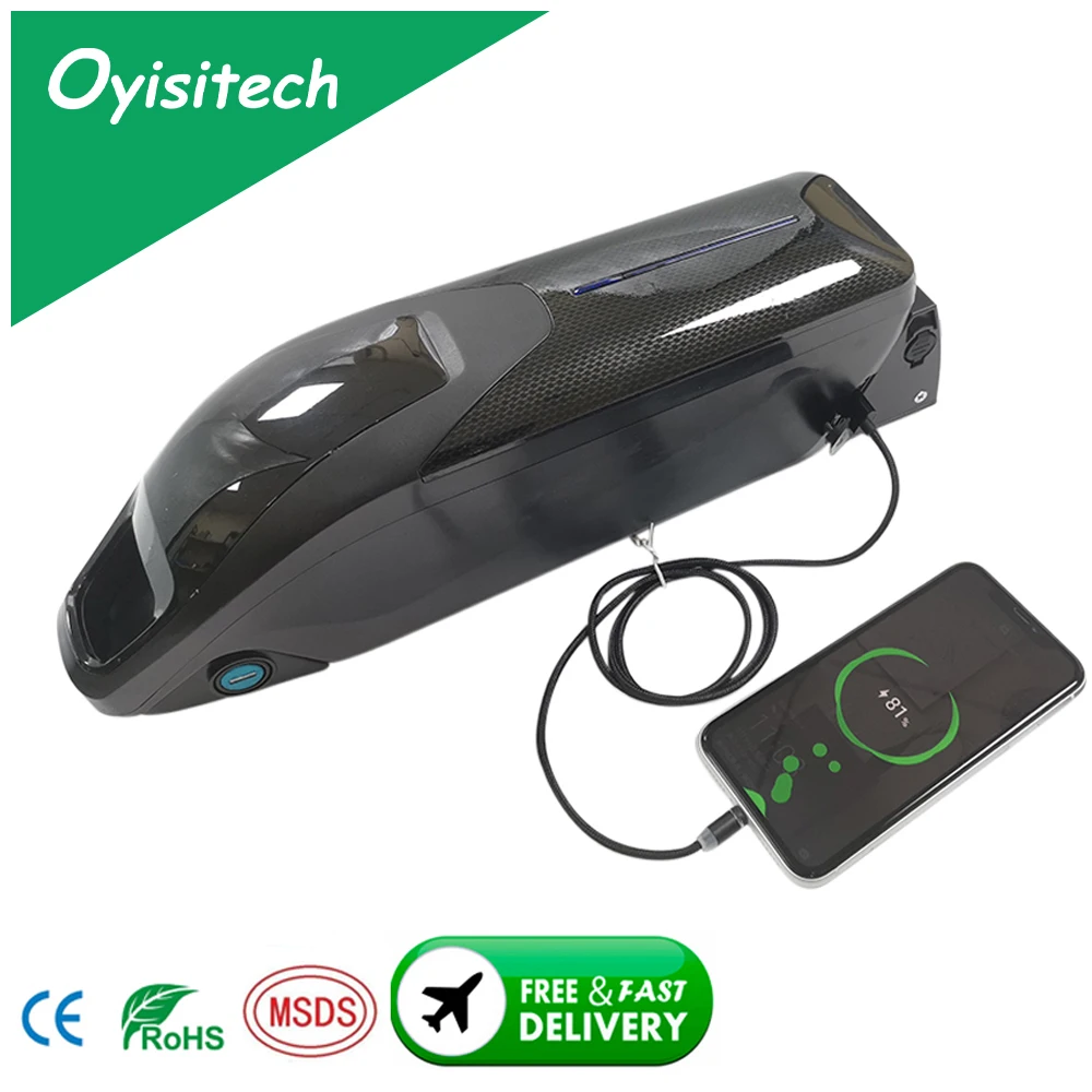 Аккумулятор eBike Dolphin 52 в 14 а/ч 48 В 10 А/ч Sanyo Samsung аккумулятор для аккумулятора