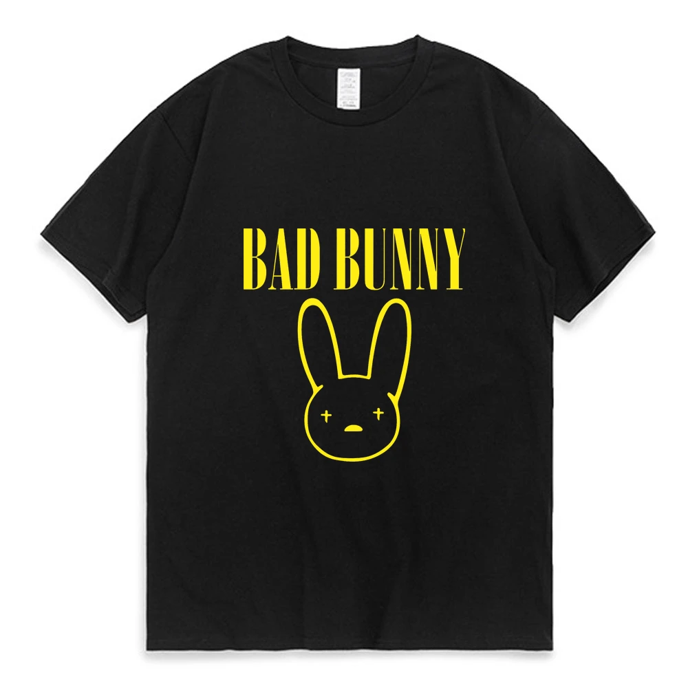

Harajuku Bad Bunny Graphic T Shirts Men Women Street Print T-Shirt Summer O-neck Popularity Short Sleeve Man Tshirts Dropship