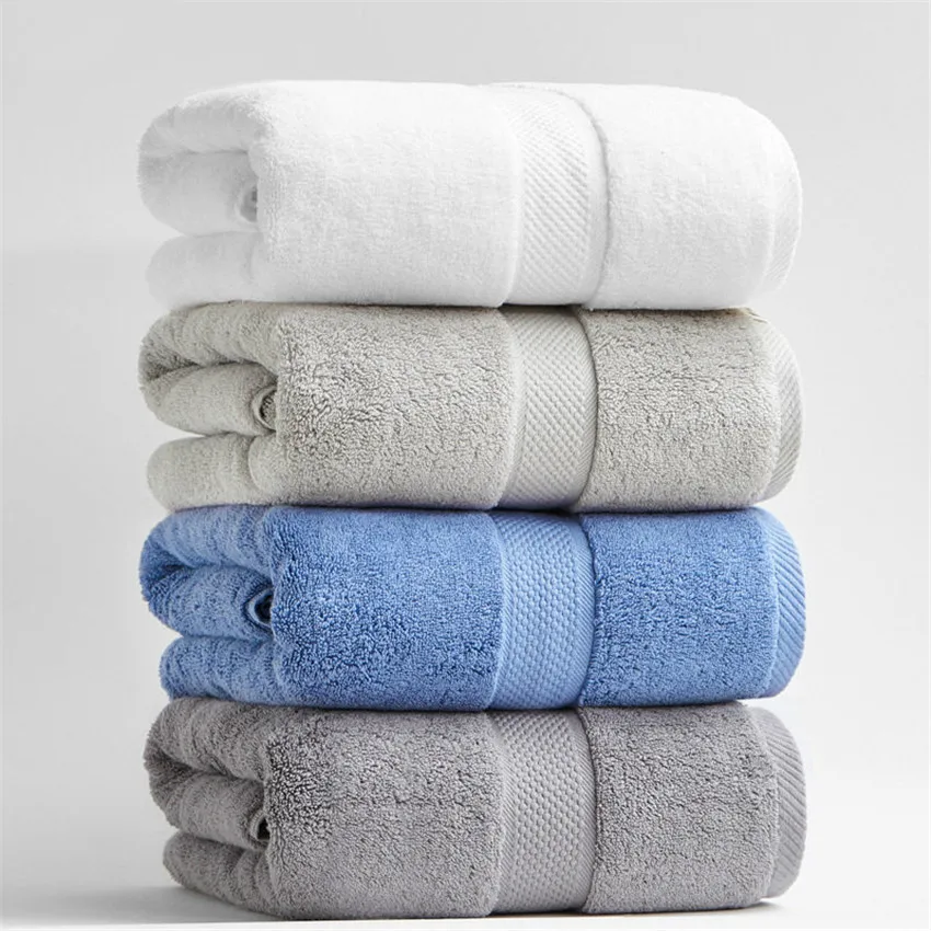 

80*160cm 800g Luxury Thickened cotton Bath Towels for Adults beach towel bathroom Extra Large Sauna for home Hote Sheets Towels