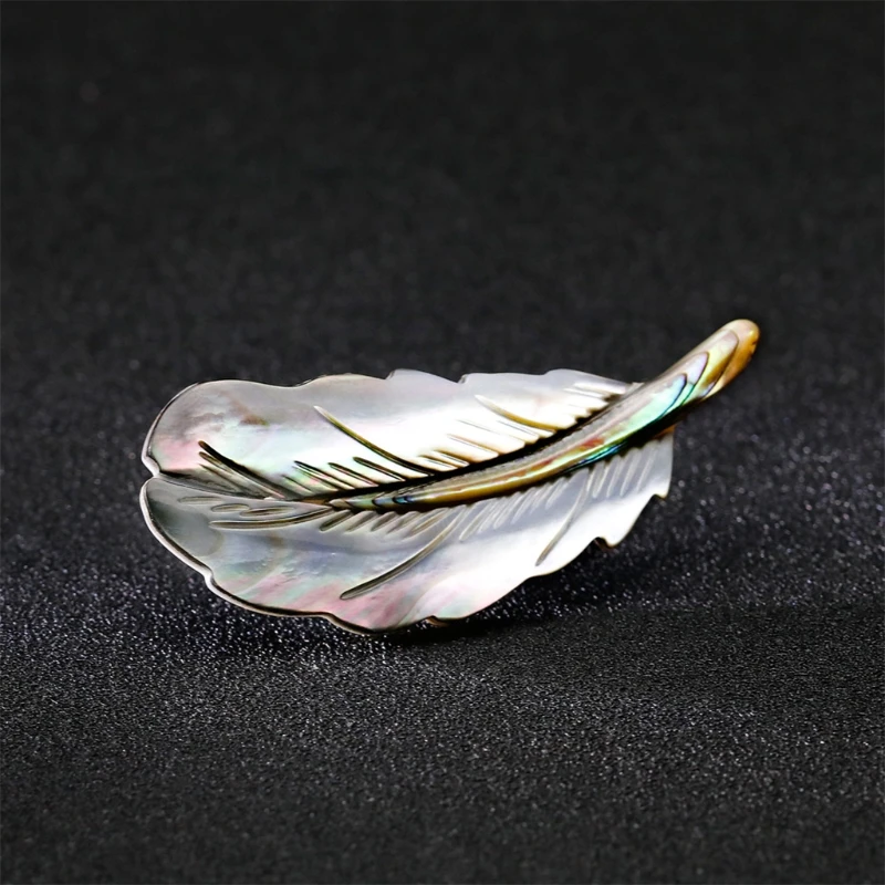 

Feather Brooches Women Weddings Brooch Gifts for Clothing Jewelry Accessories