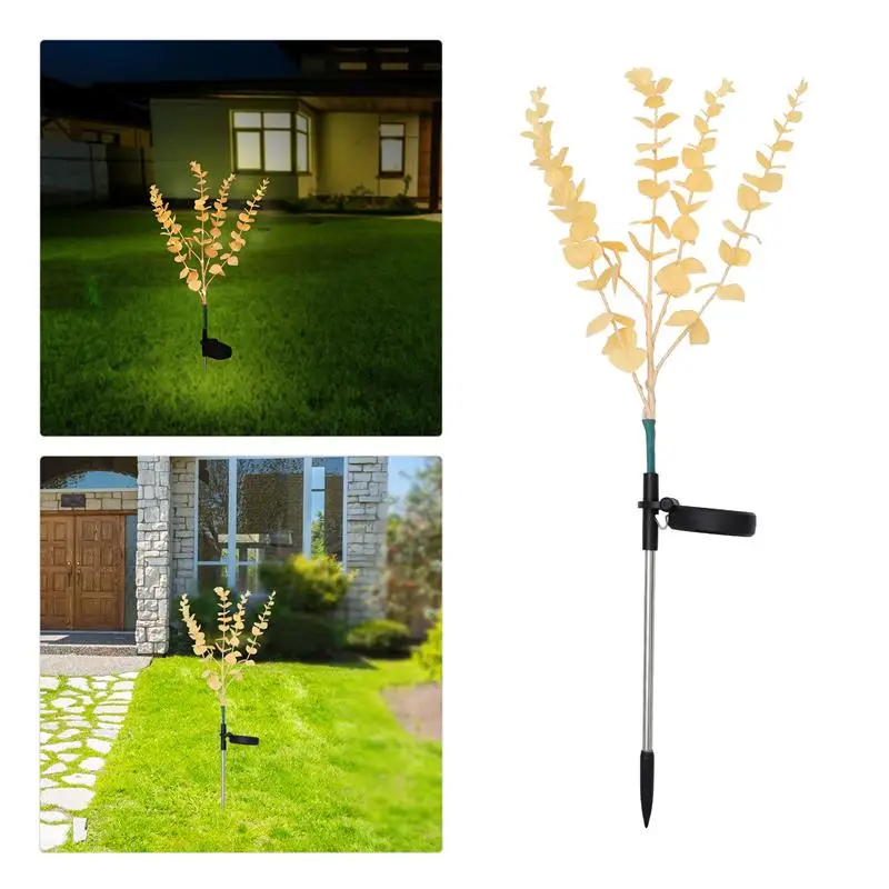 

1pc Solar Simulation Flower Decorative Light Outdoor Courtyard Lamp Garden Light