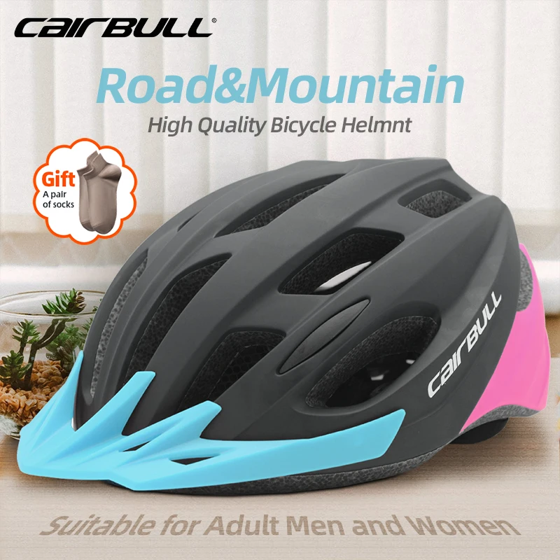 

Cairbull Casco De Seguridad Luz Capacete Ciclismo Mtb Kask Rowerowy Mujer Casco Ciclismo Carretera Bicicleta De MontaÃ±a Hombre