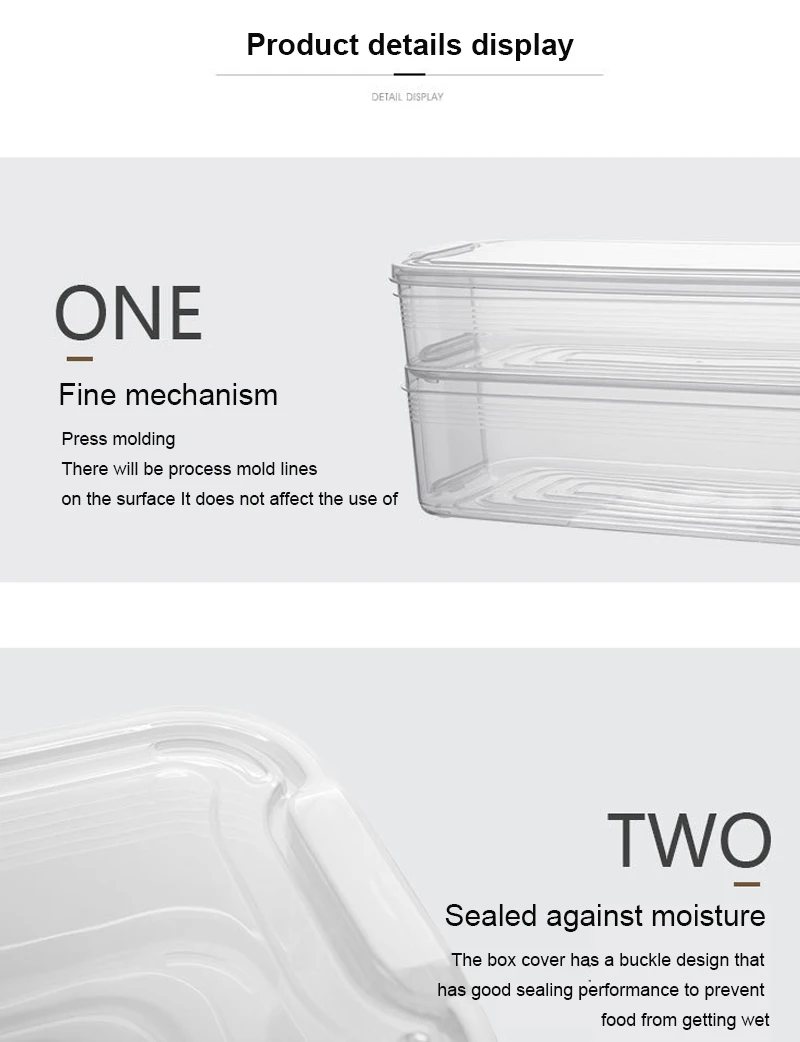 

Food Sealed Box Organizer Multi-layer Transparent Fresh-keeping Container Fridge Cabinet Freezer Organizer Tools Kitchen Gadgets