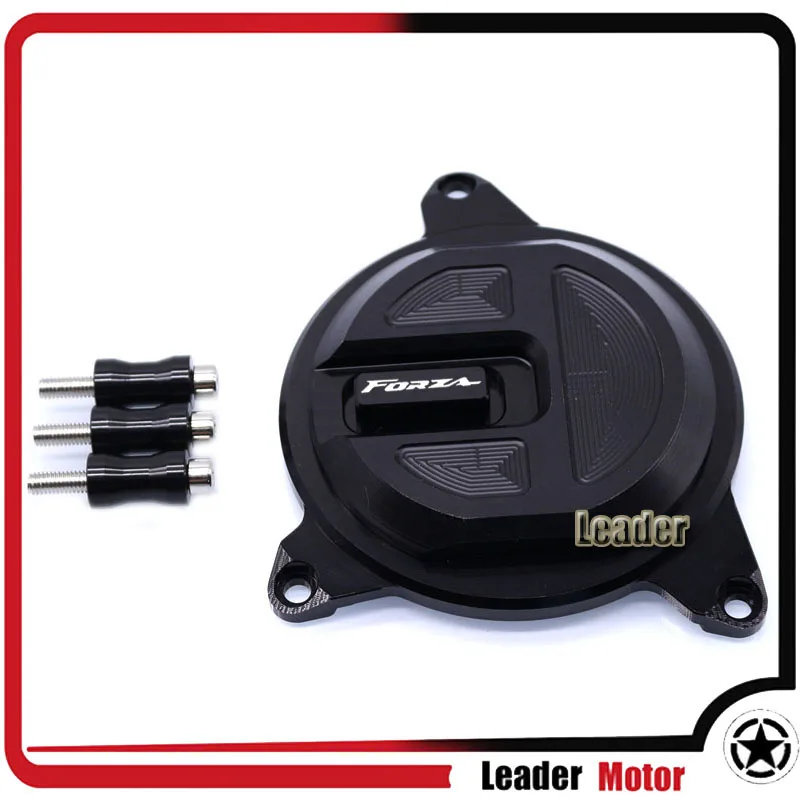 Black logo Forza Подходит для HONDA Forza 250 Forza 300 FORZA250 FORZA300 FORZA 125 защита двигателя Pad Cover Protector - Цвет: Black logo Forza