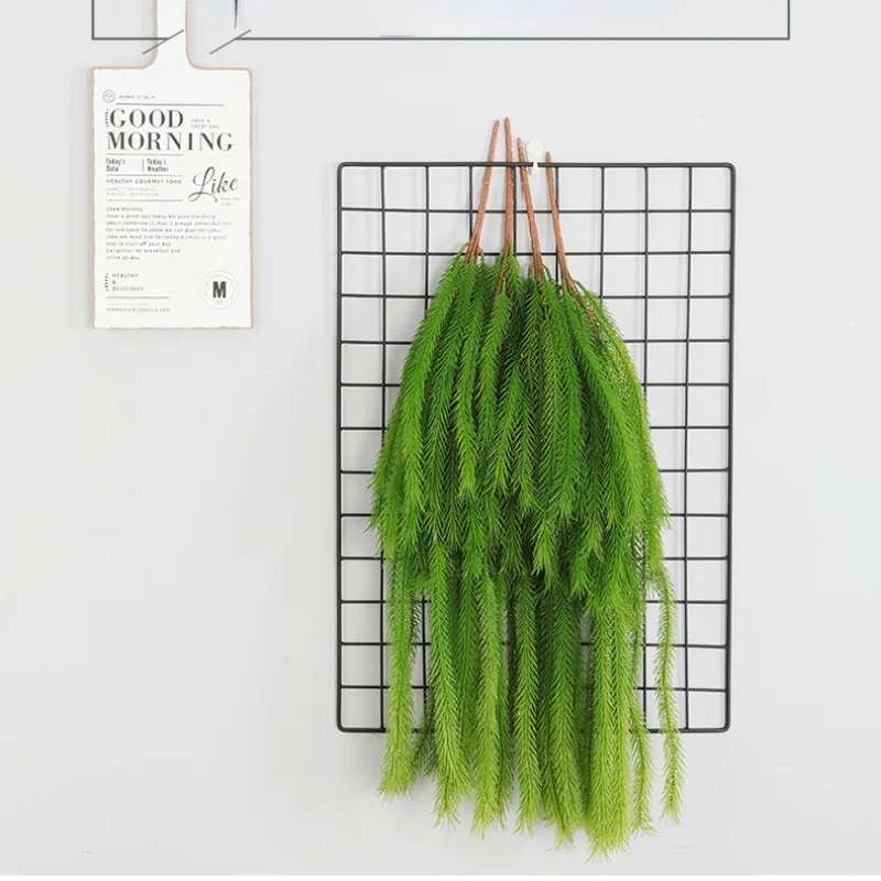 

Artificial Green Plants with A Length80cm Wall Hanging Cedar Background Wall DIY Festival Party Decorate Home Landscaping Plants