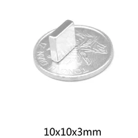 10200pcs 10x10x3 mm quadrate powerful magnets 10x10mm neodymium magnet n35 10x10x3mm block permanent magnet strong 10103 mm