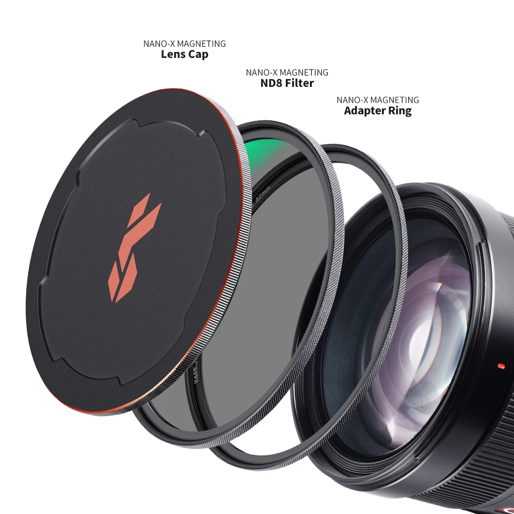 K & F Concept ND8 52 мм 58 67 72 82 серии Nano-X магнитный фильтр для объектива HD