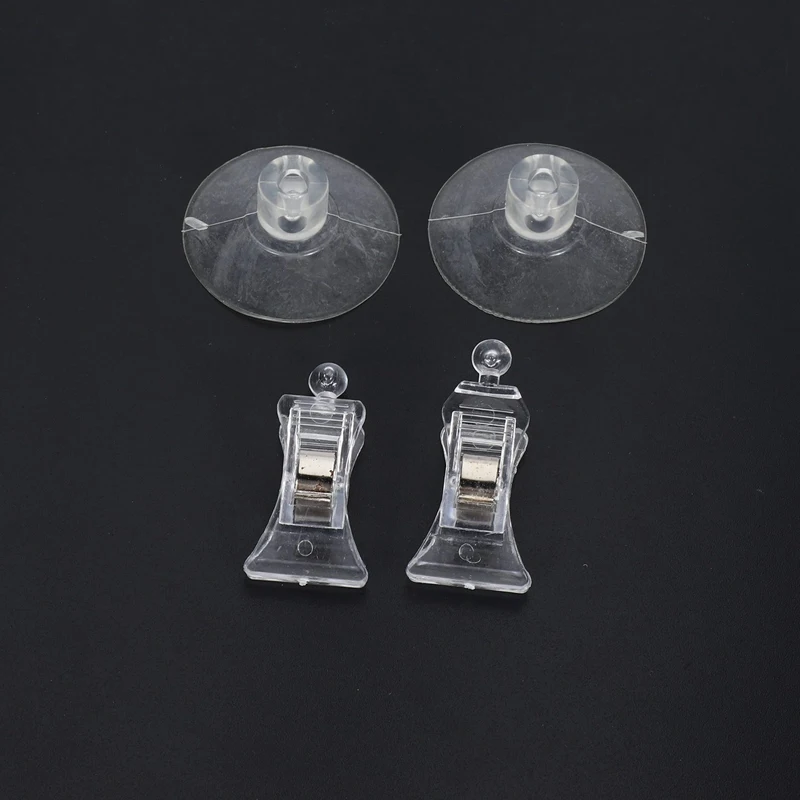 Newest 6 PCS 47Mm Clear Plastic Wall Suction Cup Clip Clamp | Обустройство дома