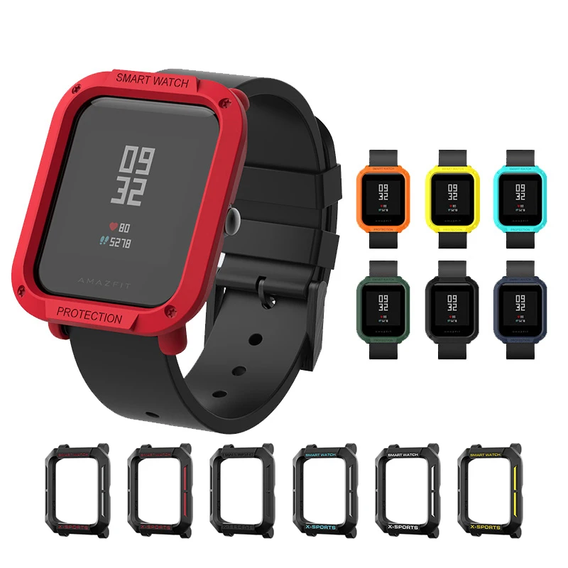 Чехол для Amazfit Bip SIKAI защитный Жесткий Бампер смарт часов Huami midong Lite корпус из