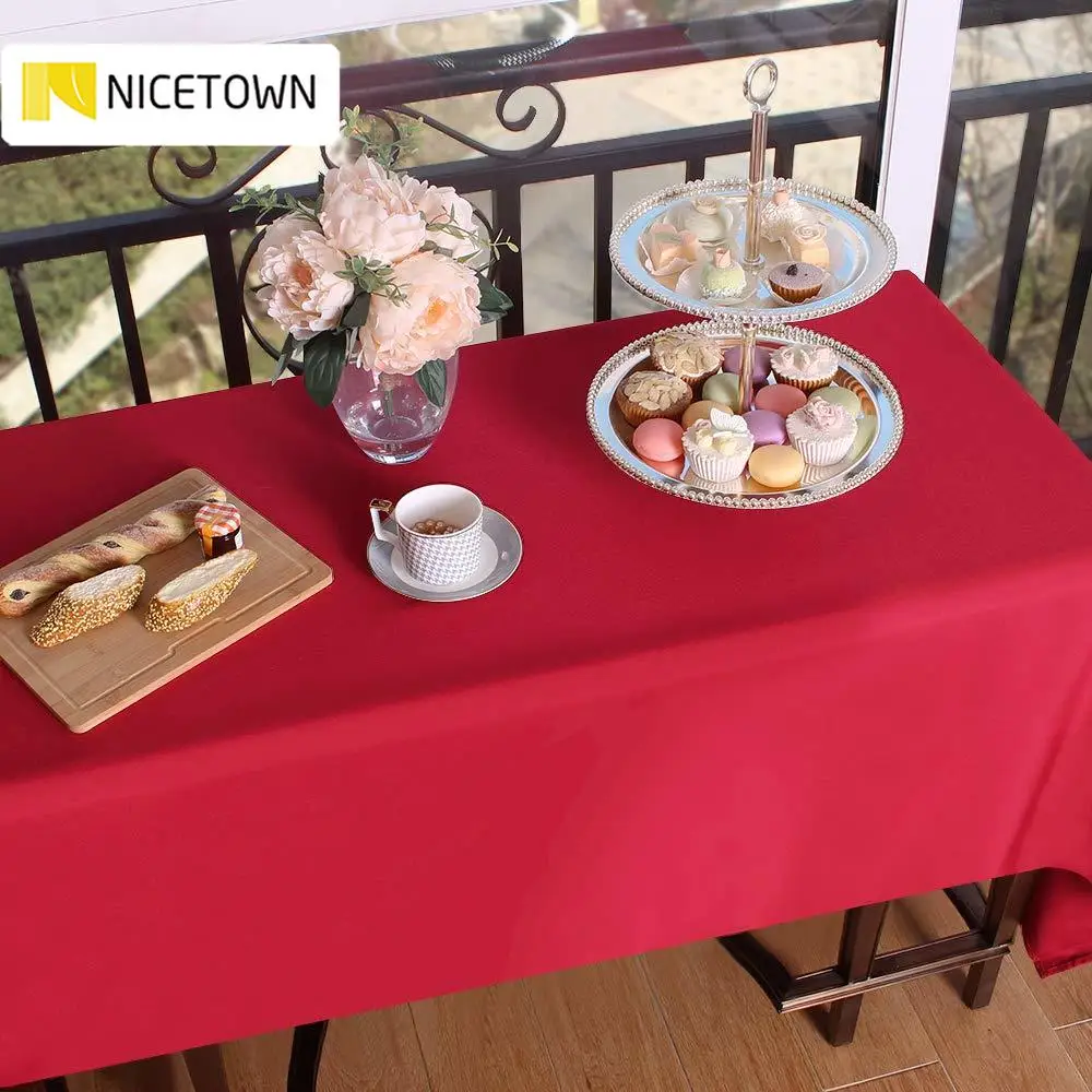 NICETOWN стол для пробежки водонепроницаемый легко моется семья обеды партии Крытый