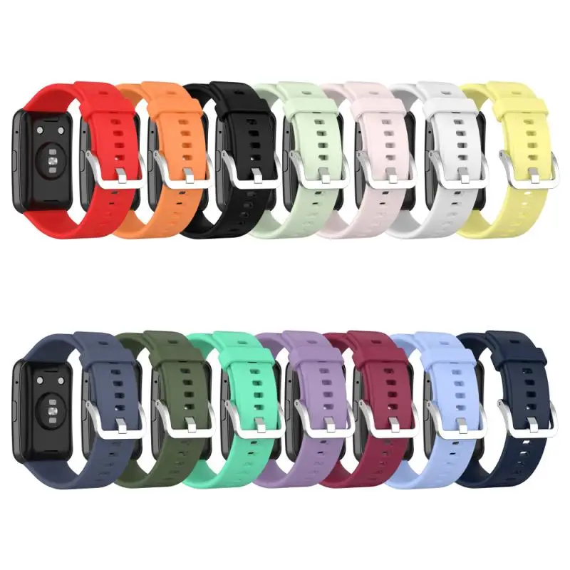 fit silicone strap with stainless steel buckle n3 wearable devices smart accessories silicone band for huawei watch free global shipping