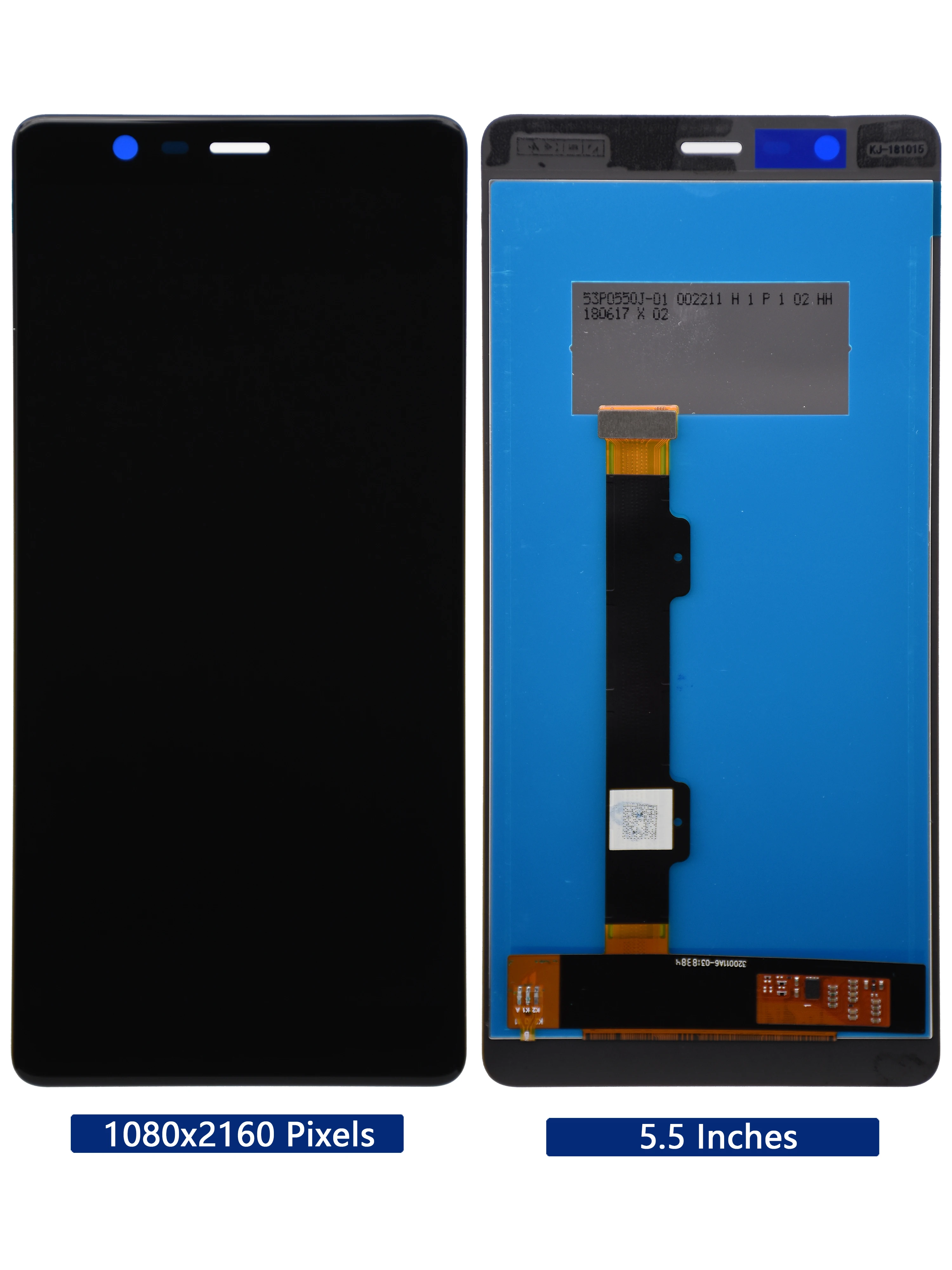 5,5 "para Nokia 5,1 Lcd Disaplay MONTAJE DE digitalizador con pantalla t&aacute;ctil de reemplazo para Nokia 5,1 TA-1061 TA-1075 TA-1076 TA-1081-1