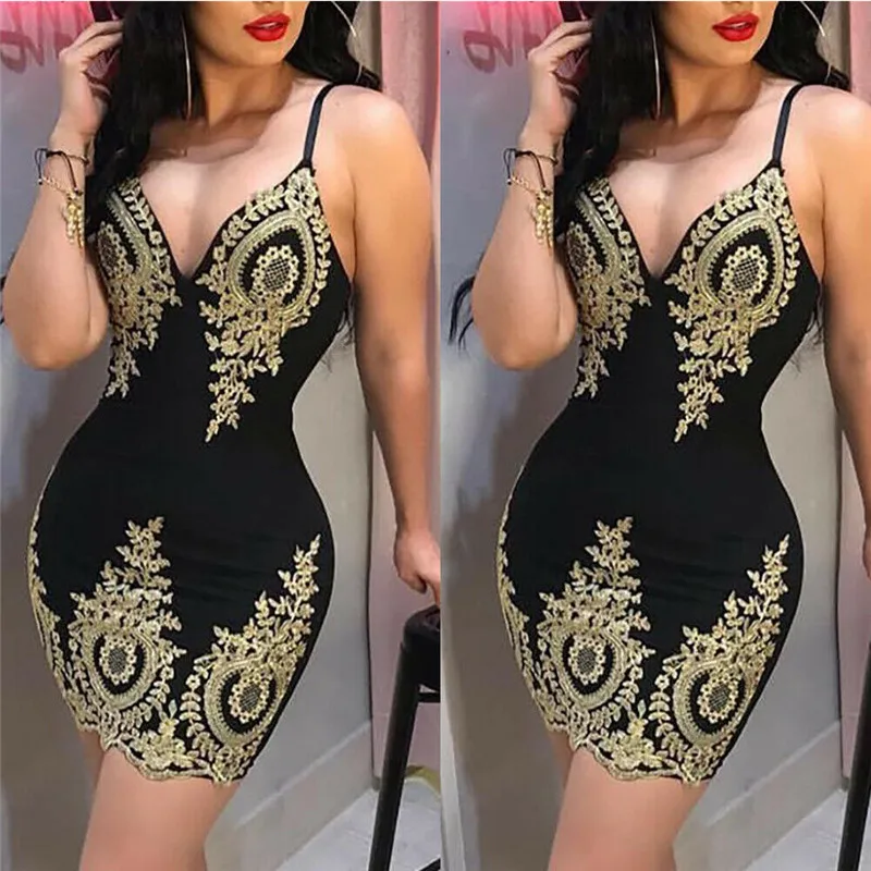 

Vintage Printed Sexy Party Dress Women Sleeveless Strppy Bandage Bodycon Evening Night Club Pencil Mini Dresses
