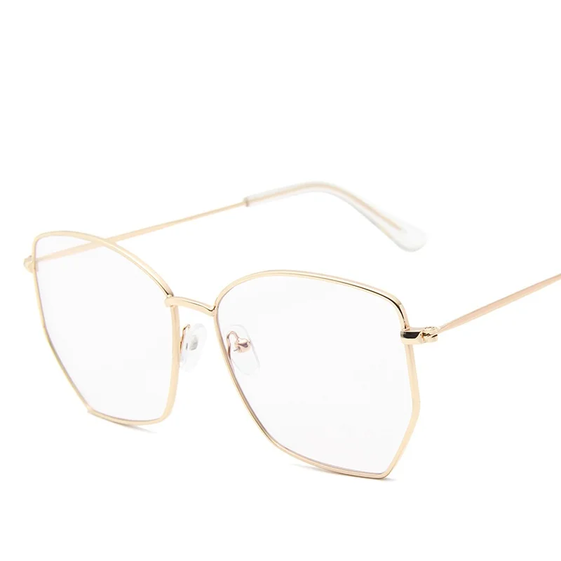

Hot Sun Glasses For Woman 2021 New Vintage Metal Frame Optical Glasses For Man Blue Light Eyeglasses Black Shades UV400 CM1234