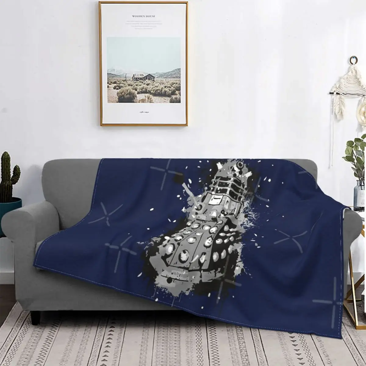 

Manta de tinta externa, a cuadros colcha para cama, sofá, manta doble, pickick