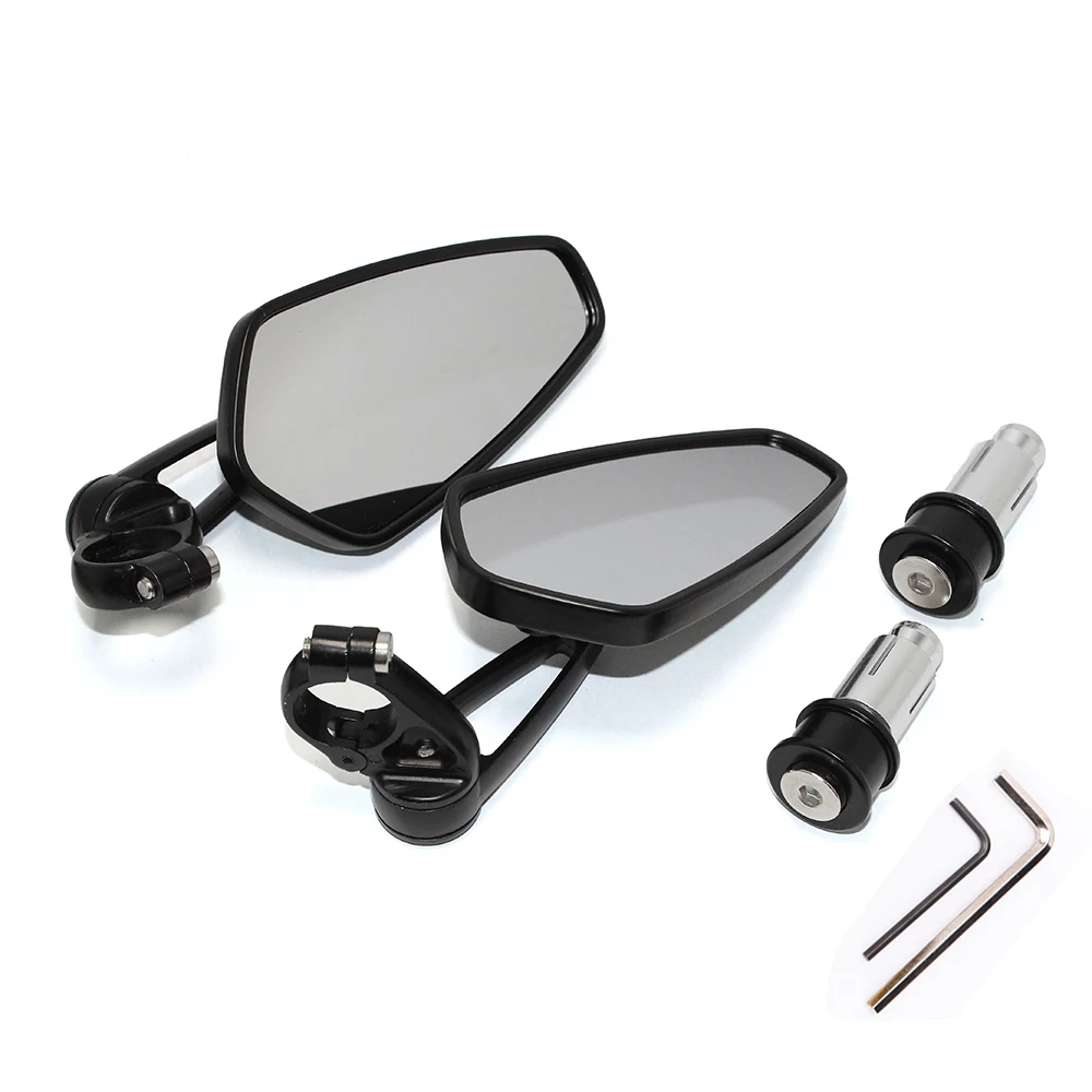 

Mirror Motorcycle Side Handlebar Bar End Mirrors Moto Bicycle Electric Bike Scooter Motorbike Accessories