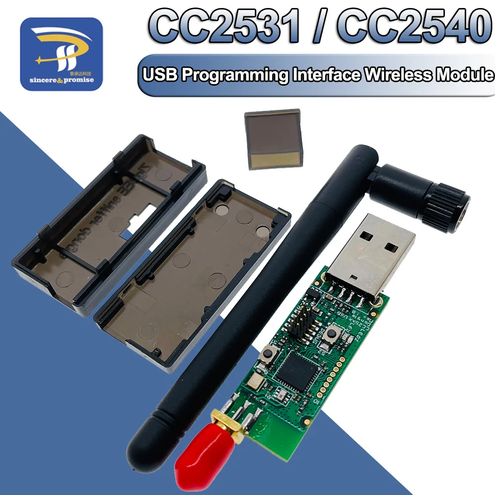 Беспроводная плата Zigbee CC2531 Sniffer модуль анализатора Packet Protocol USB интерфейс Dongle Capture