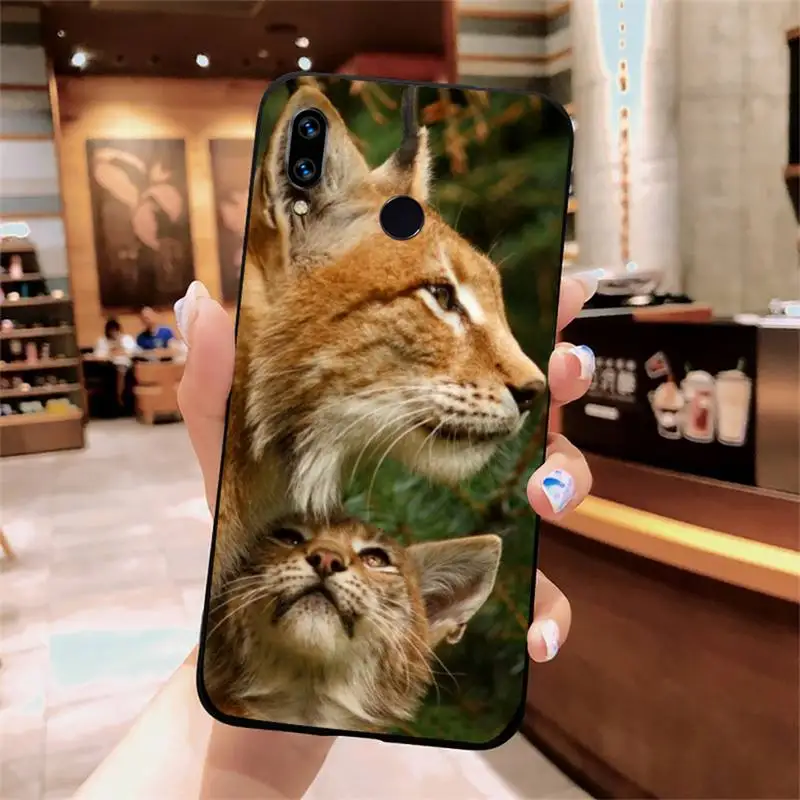 

African Lynx Caracal Big Cat Phone Case For Xiaomi Redmi note 7 8 9 t k30 max3 9 s 10 pro lite