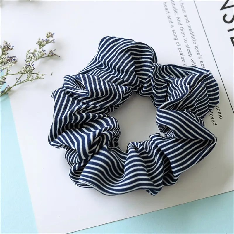 Женские полосатые тканевые повязки на голову эластичные Богемные аксессуары для