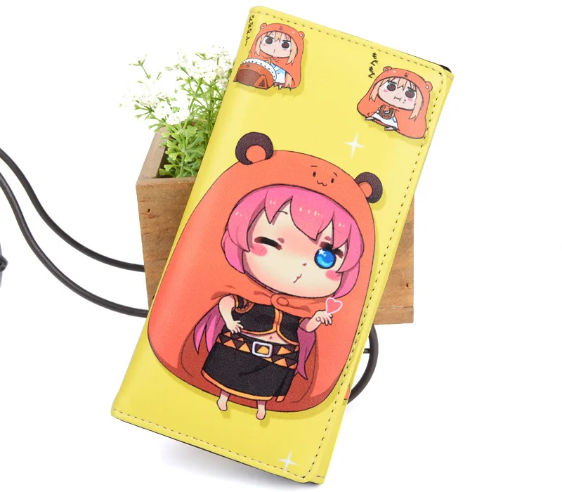 

Cosplay Anime Himouto! Umaru-chan Long Wallet 3D Double sided Kawaii Cartoon Coin Purse Adult Kids Unisex Anime Wallet