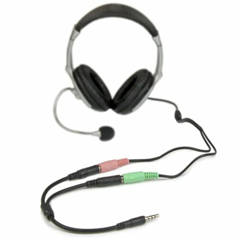 3.5mm Aux Cable 1 Male 2 Famle Combo Extension Mobile Audio Adapter Splitter For Laptop Headphone | Мобильные телефоны и