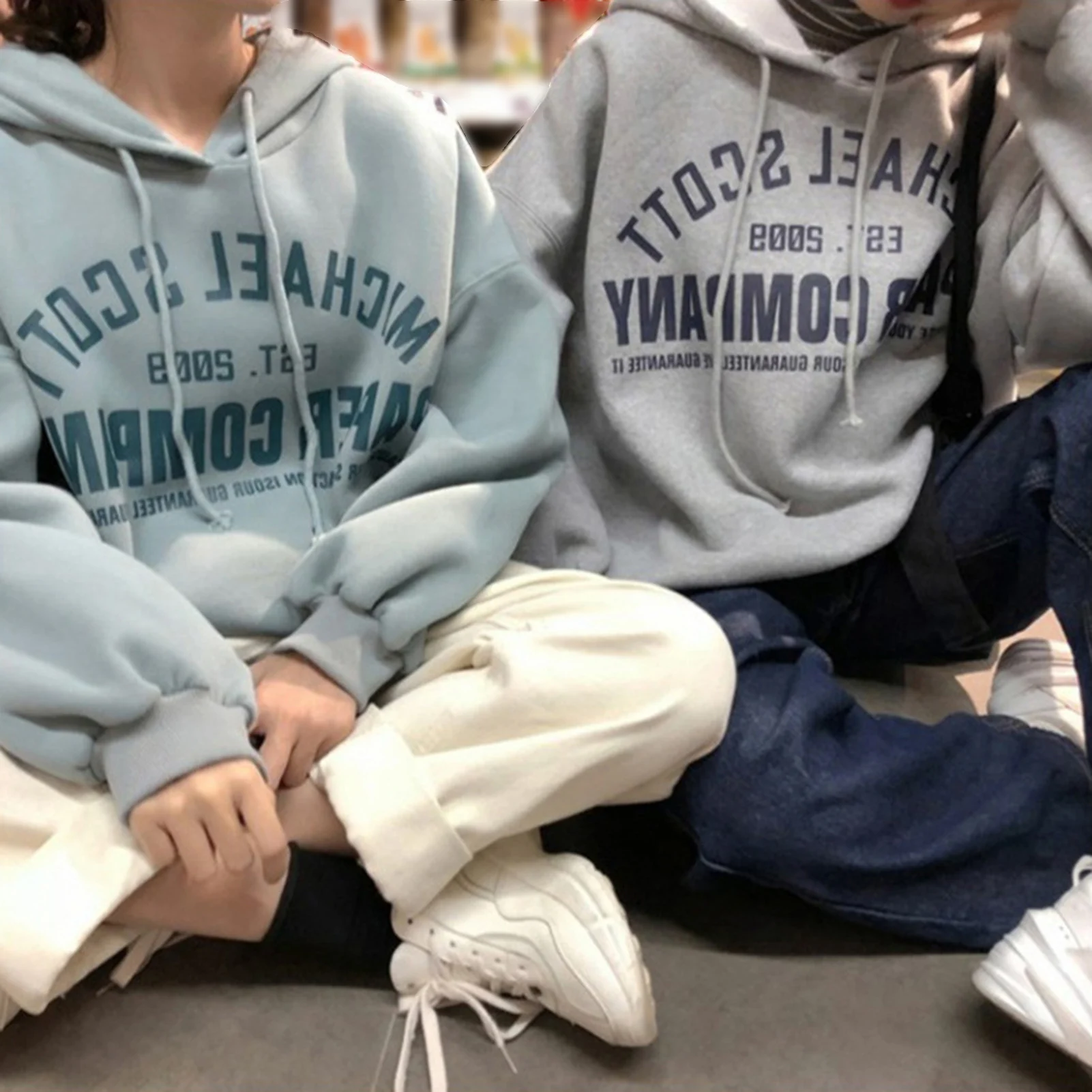 Patchwork Plaid Hoodies Sweatshirts 2022 Women Casual Kawaii Harajuku New Sweat Punk For Girls Clothing European Tops Korean
