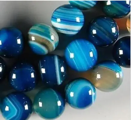 Граненое 10 мм синее ювелирное изделие бусы 15&quot | Украшения и аксессуары
