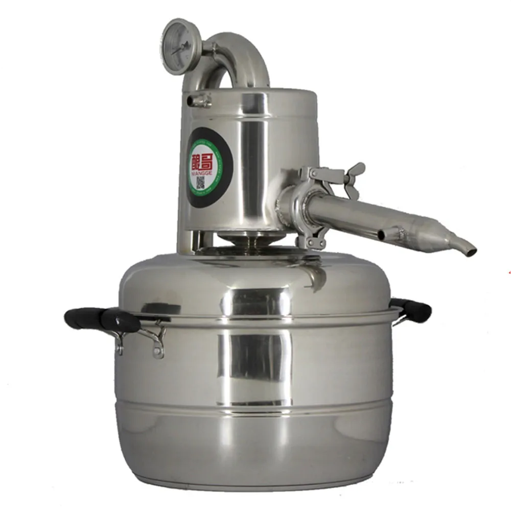 Домашний спиртовой дистиллятор из нержавеющей стали 15 л/10 л с термометром|Пивоварение| |