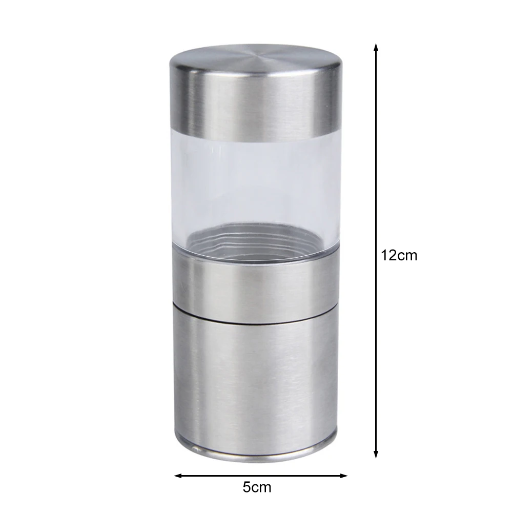 

Stainless Steel Pepper Grinder Kitchen Mill Salt Machine Pepper Mill Grinders Household Kitchen Portable Gadgets Spice Gadgets