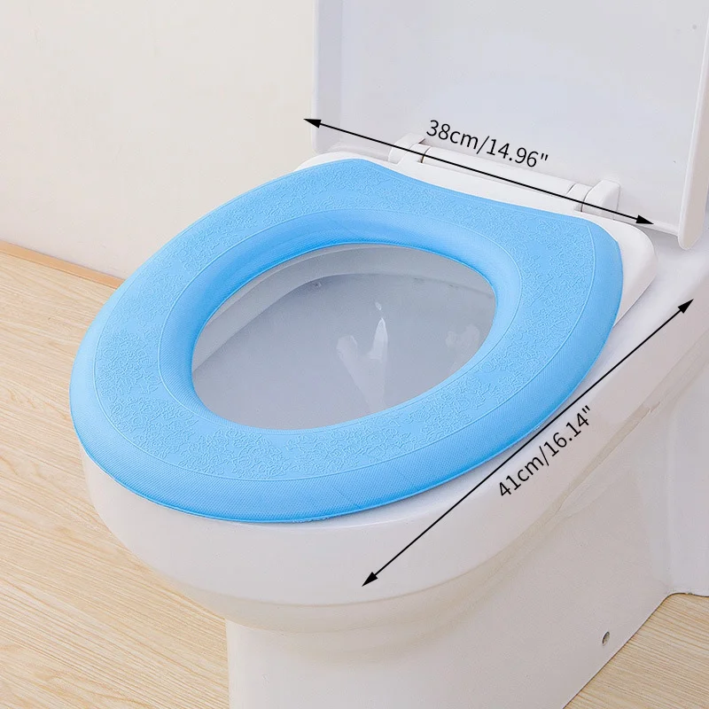 Горячая Распродажа чехол для унитаза водонепроницаемый коврик мягкий теплый