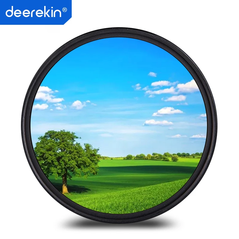 Круговой поляризационный фильтр Deerekin 55 мм CPL для Nikon D3500 D3400 объектив зеркальной