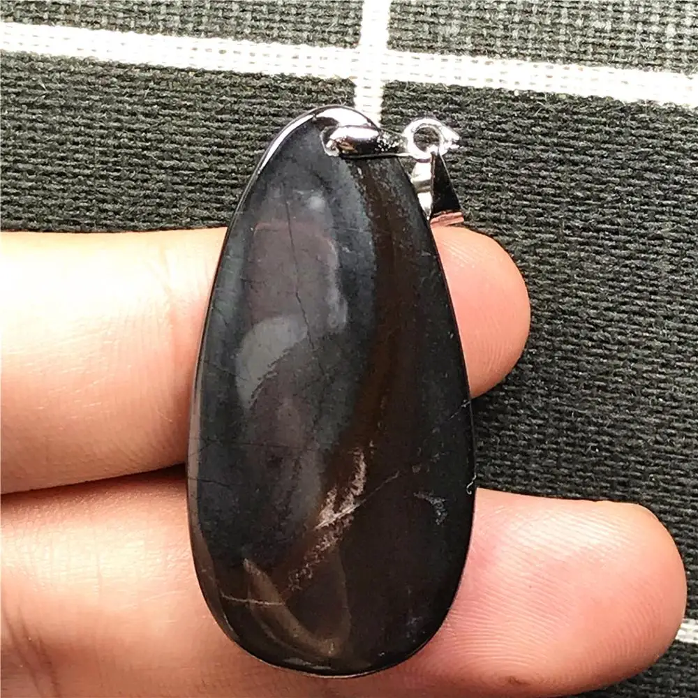 Top Natural Royal Purple Sugilite Pendant Jewelry For Women Lady Man Crystal 38x19x5mm Beads Silver South Africa Stone AAAAA | Украшения и