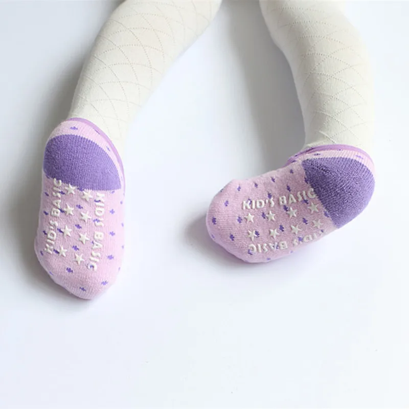 Calcetines antideslizantes de algod&oacute;n para beb&eacute;s, medias para ni&ntilde;os de 0 a 3 a&ntilde;os, 2 pares-5