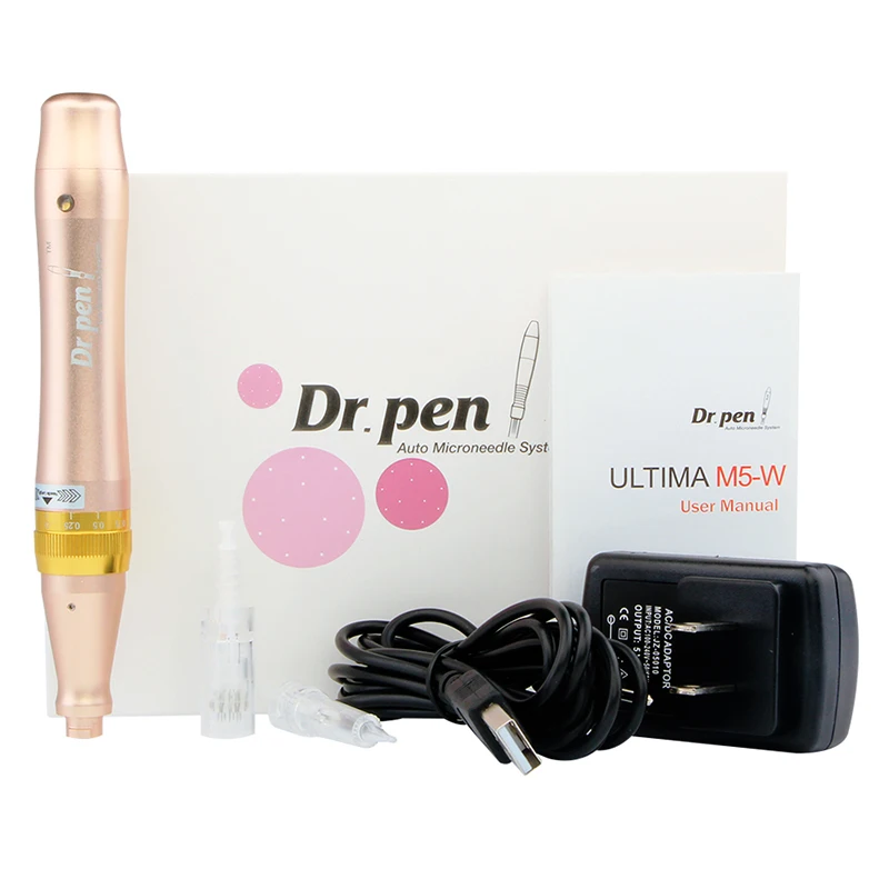 Электрический автоматический Dr. Pen Ultima M5 microoneedle ручка Дерма с 2 шт. 12Pin картриджи