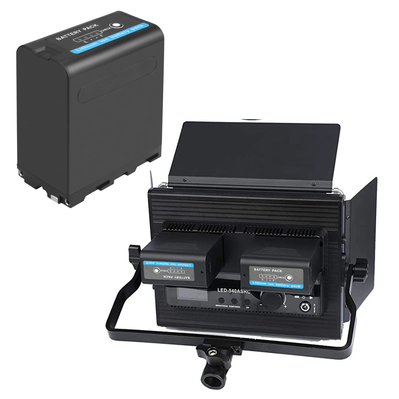 

12000mAh NP-F990 NP-F970 with LED power indicator Photographic Lamp Battery for NP F970 F960 LED Video Light Lamp Battery