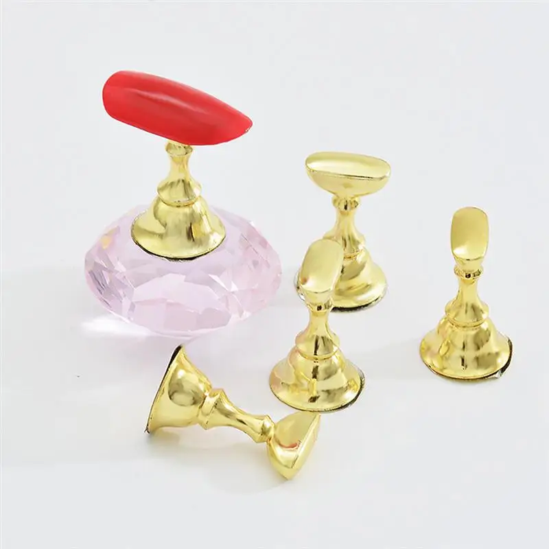 

3 Sets Nail Art Practice Base Nail Support Holder Manicure Tool (Assorted Color)