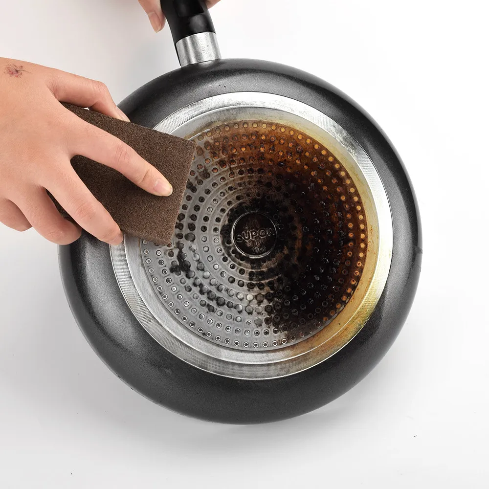 

1pc Large Area Carborundum Fine Flexible Descaling Clean Magic Sponge Cleaning Brush Washing Gap Dish Bow Pot Pan Sanging Sponge