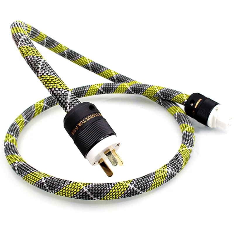 

HiFi Audio Power Cable 3*4mm OFC Copper AU / US Power Cord