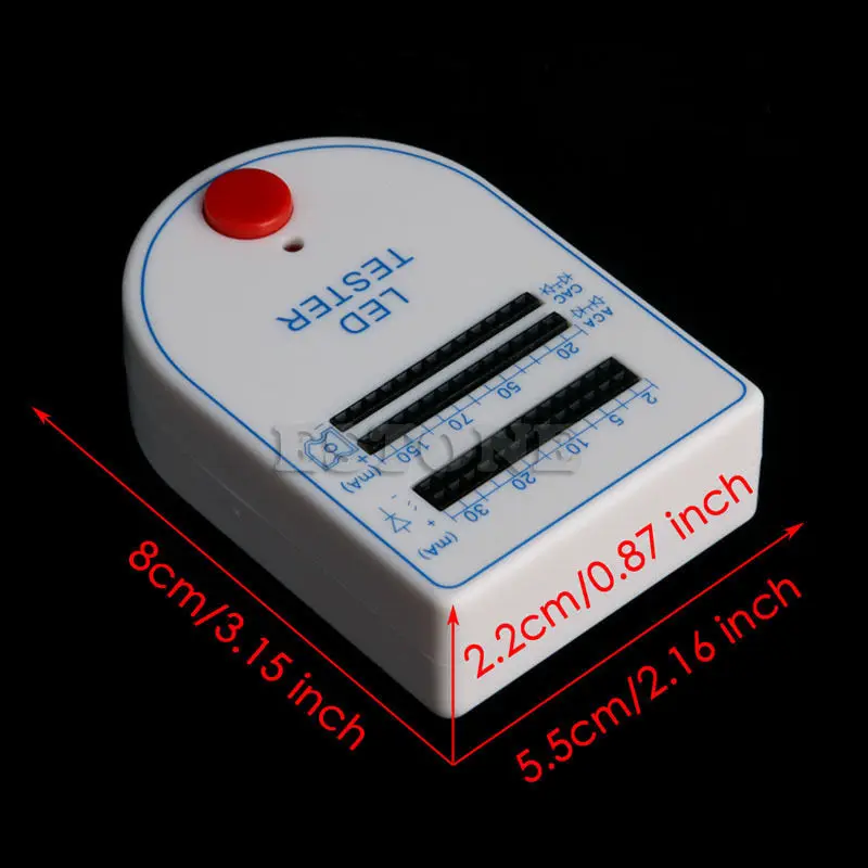 OOTDTY Mini Handy 2 ~ 150mA светодиодный тестовый er ящик для светильник излучающая Диодная