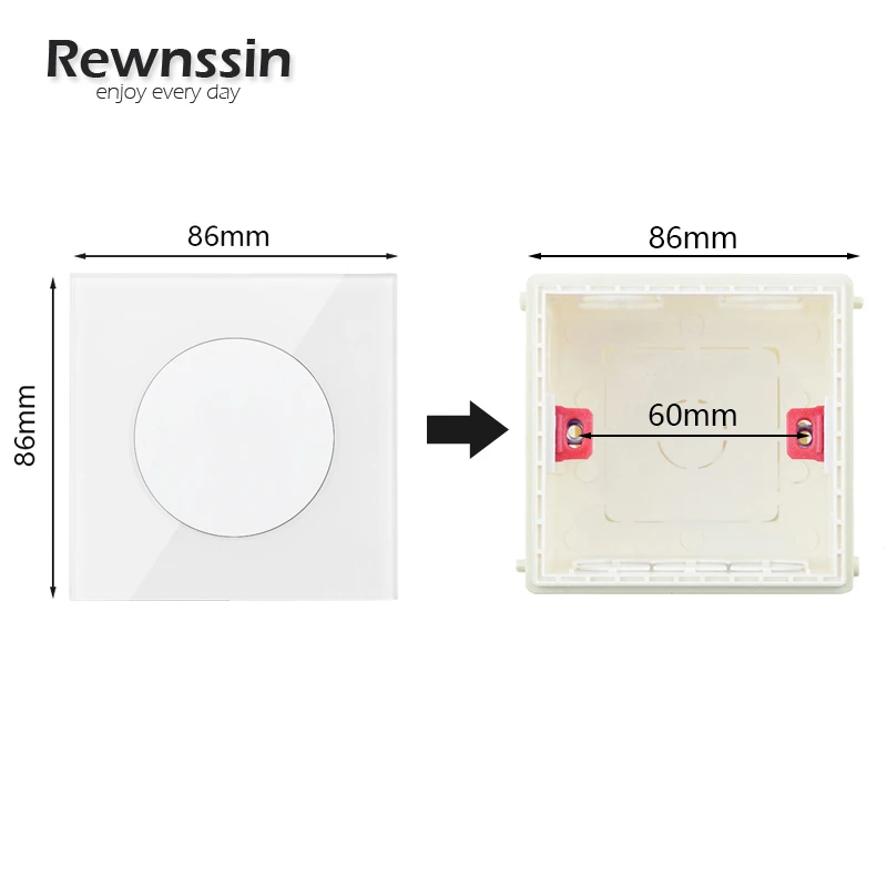 Розетка для выключателя питания встроенная в стену разъем подключения к