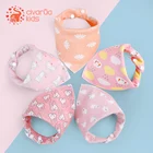 Civarua Kids 5 шт.лот, детские слюнявчики, 100% органический хлопок, детские слюнявчики, Слюнявчики для мальчиков и девочек, Супермягкие впитывающие Слюнявчики для кормления